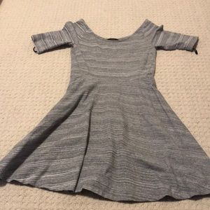 Aritzia grey skater dress